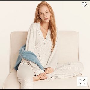 Jcrew eco dreamiest long sleeved striped pajamas